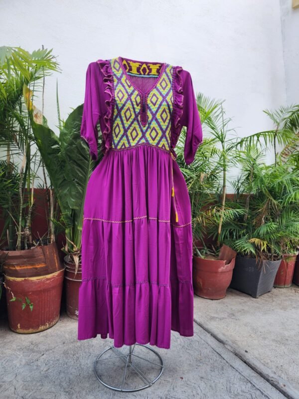 Vestido Larráinzar Bugambilia